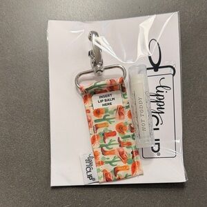 Lip Balm Holder with Keychain Clip by Lippy Clip